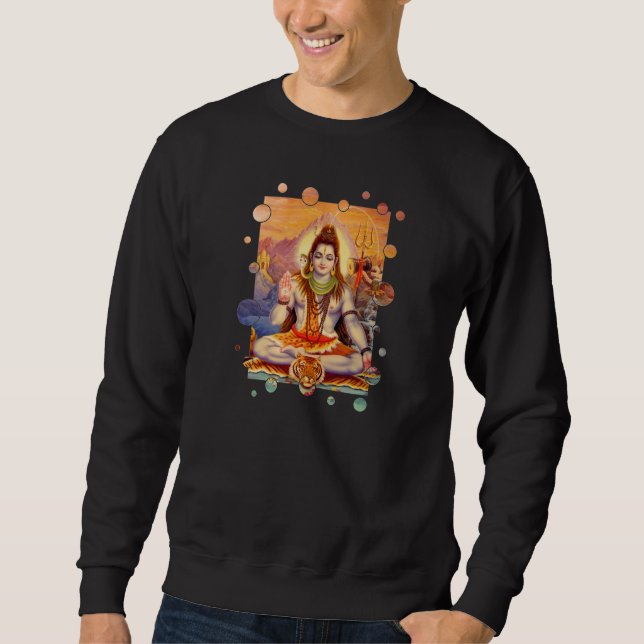 Sweatshirt Seigneur Shiva Meditating Shirt (Devant)