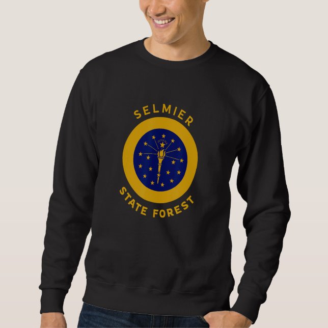 Sweatshirt Selmier State Forest Indiana IN Bullseye Vacation  (Devant)