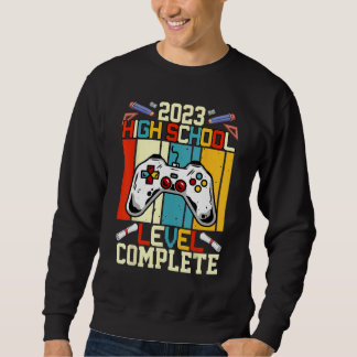 Sweatshirt Senior Gamer 2023 High School Level Complete 2023 