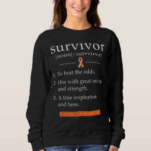 Sweatshirt Sensibilisation à la leucémie survivant
