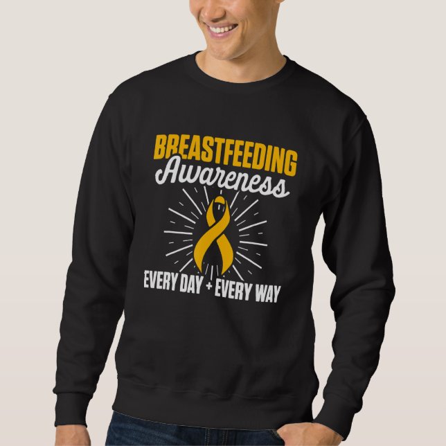 Sweatshirt Sensibilisation à l'allaitement Rêver Lait du sein (Devant)