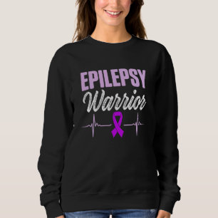 Sweatshirt Sensibilisation à l'épilepsie Survivant du guerrie