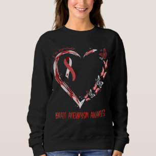 Sweatshirt Sensibilisation à l'neurysme cérébral Je suis Surv