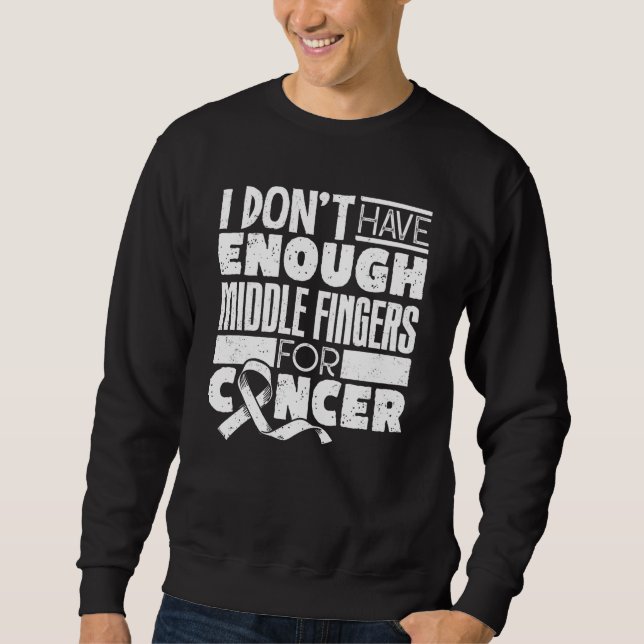 Sweatshirt sensibilisation au cancer (Devant)