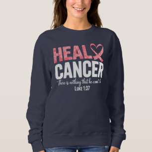 Sweatshirt Sensibilisation au cancer du sein chrétien