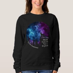 Sweatshirt Sensibilisation au suicide de Corgi Restez forte n