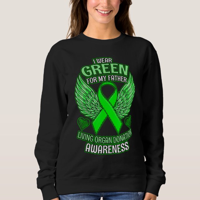 Sweatshirt Sensibilisation aux transplantations d'organes Sou (Devant)