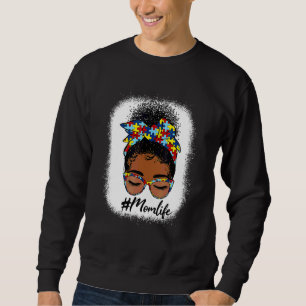 Sweatshirt Sensibilisation sur l'autisme autistique Maman Vie