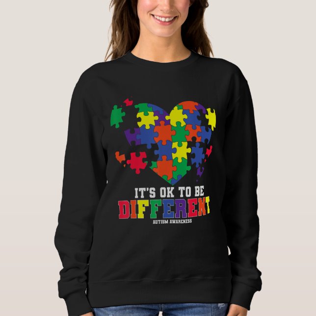 Sweatshirt Sensibilisation sur l'autisme C'est bon d'être un  (Devant)