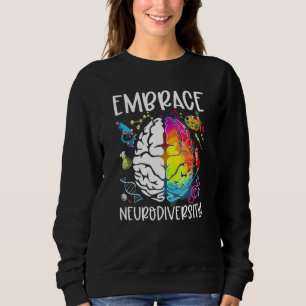 Sweatshirt Sensibilisation sur l'autisme Embrasser la neurodi