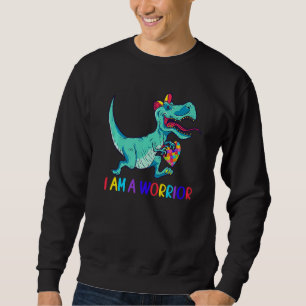 Sweatshirt Sensibilisation sur l'autisme Je Suis Un Guerrier 
