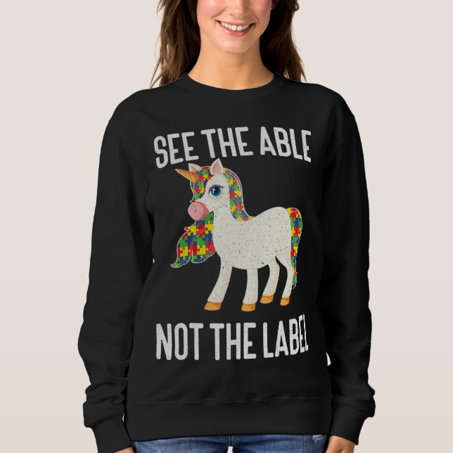 Sweatshirt Sensibilisation sur l'autisme Maman Papa Autistic  (Devant)