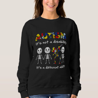 Sweatshirt Sensibilisation sur l'autisme Nous portons le bleu