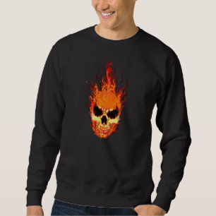 Sweatshirt Sentinelle des flammes : La saga du crâne flamboya