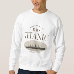 Sweatshirt Sepia du navire fantôme Titanic RMS