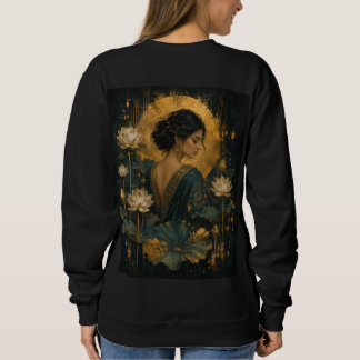 Sweatshirt Sérénité du Lotus au Clair de Lune