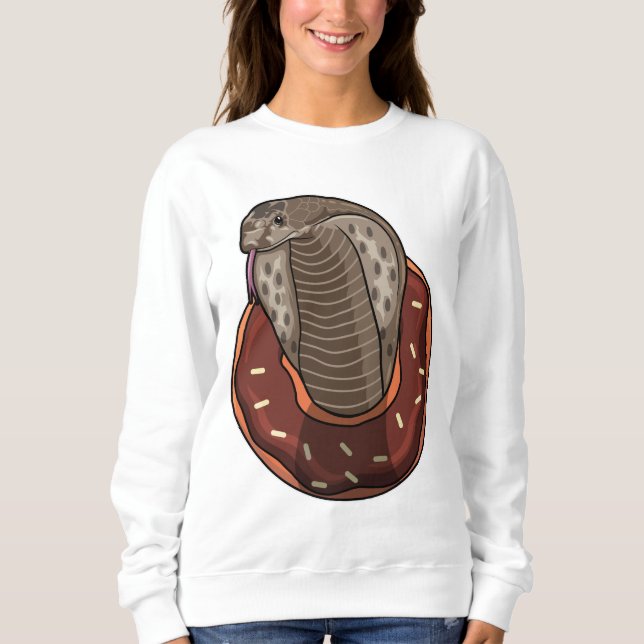 Sweatshirt Serpent avec beigne (Devant)