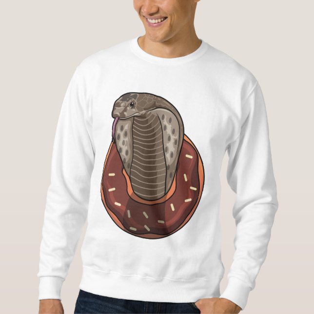 Sweatshirt Serpent avec beigne (Devant)