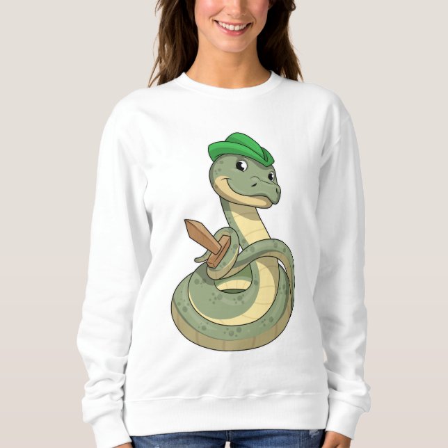 Sweatshirt Serpent avec épée (Devant)
