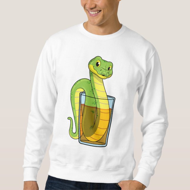 Sweatshirt Serpent avec jus (Devant)