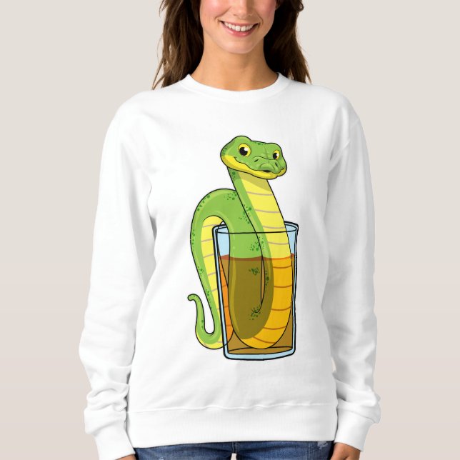 Sweatshirt Serpent avec jus (Devant)