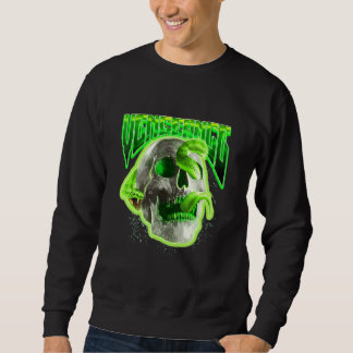 Sweatshirt Serpent crânien Vengeance - Triste Edgy Str Esthét