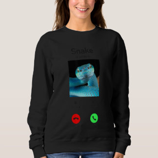Sweatshirt Serpent Serpent Phone Display Snake Appelle