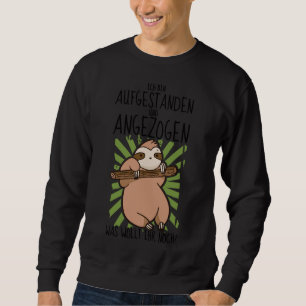 Sweatshirt Serrer La Fente Pour Le Lounger Et La Muffle Matin