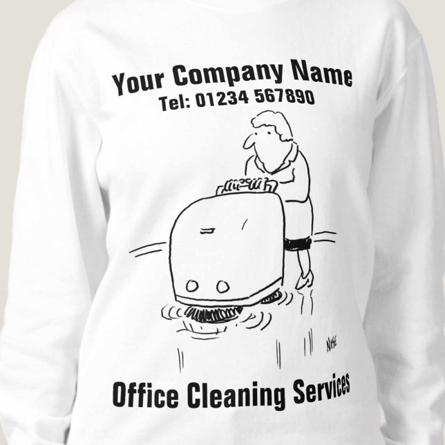 Sweatshirt Services de nettoyage de bureau. Nettoyeur Office (Créateur téléchargé)