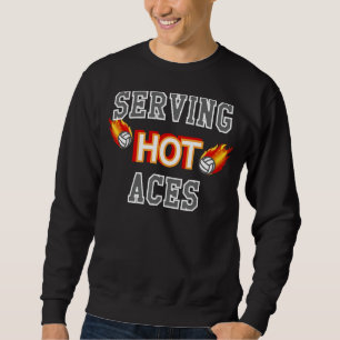 Sweatshirt Servir les as chauds frissonner et servir le feu V