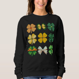 Sweatshirt Shamrocks et vaches