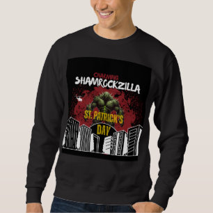 Sweatshirt Shamrockzilla : Monstre Kaiju de la Saint-Patrick