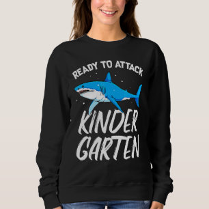 Sweatshirt Shark Kindergarten Pré-k École préscolaire Kinderg