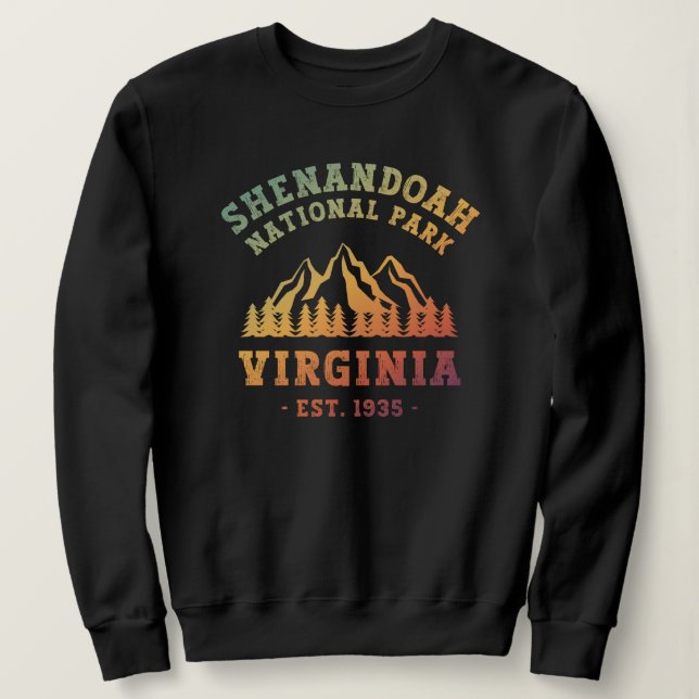 Sweatshirt Shenandoah National Park Virginia USA (Design devant)