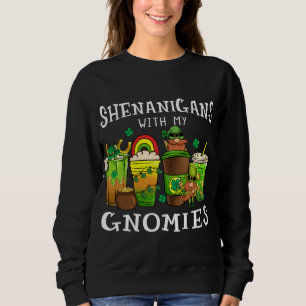 Sweatshirt Shenanigans avec mes filles Gnome de la Saint Patr