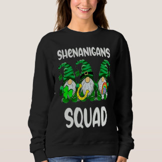 Sweatshirt Shenanigans Squad Gnomes St Patrick's Day Men Wome