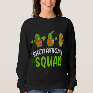 Sweatshirt Shenanigans Squad St Patrick's Day Drôle Gnomes Gr