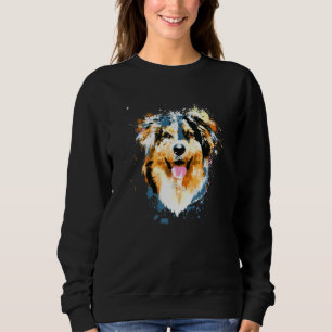 Sweatshirt Shepherd Dog Australien Coloré