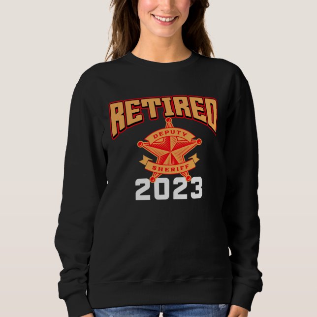 Sweatshirt Sheriff Retirement 2023 Law Enforcement (Devant)