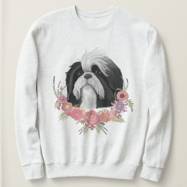 Sweatshirt Shih Tzu (Design devant)