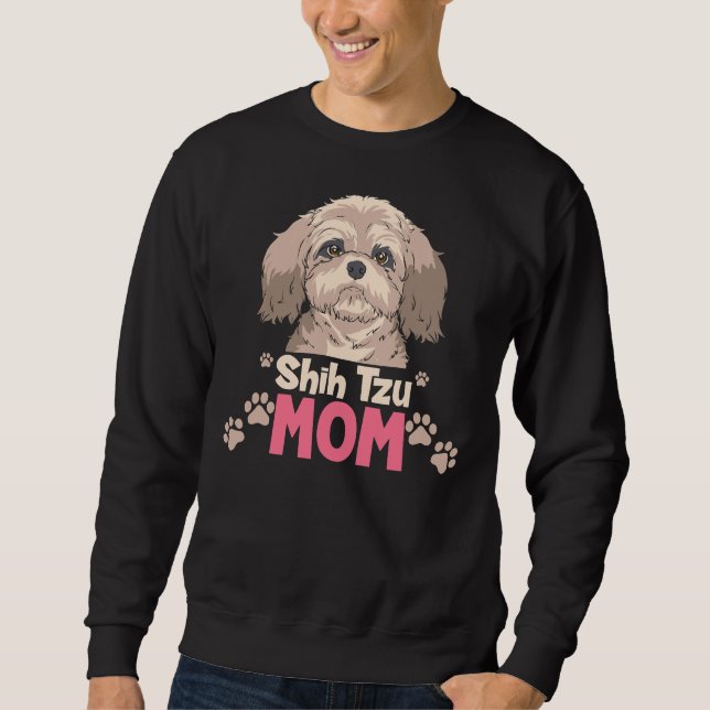 Sweatshirt Shih Tzu Shih Tzu Maman (Devant)