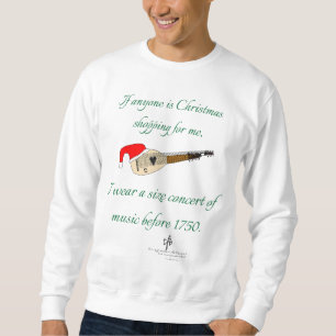 Sweatshirt Shopping de Noël TIff Theorbo