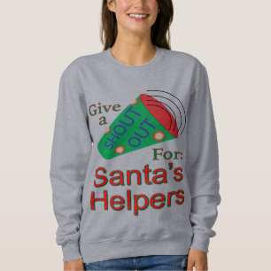 Sweatshirt Shout Out pour Père Noël Helpers