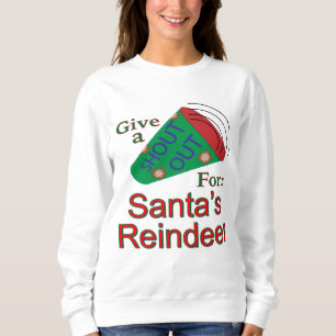 Sweatshirt Shout Out pour Père Noël Reindeer