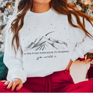 Sweatshirt Si Les Étoiles Étaient Faites Pour Adorer Sweatshi