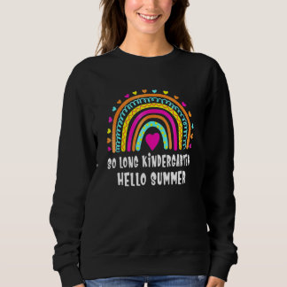 SWEATSHIRT SI LONG KINDERGARTEN HELLO ÉTUDIANT ÉTÉ