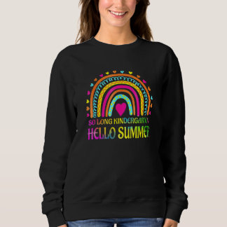 SWEATSHIRT SI LONG KINDERGARTEN HELLO ÉTUDIANT ÉTÉ
