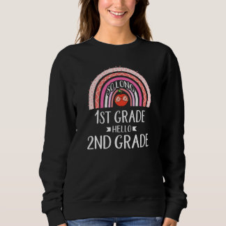 Sweatshirt SI LONGUE 1E ANNÉE HELLO 2E GRADE Rainbow enseigna