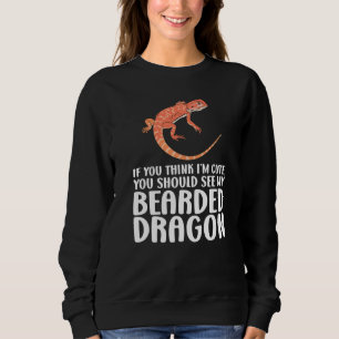 Sweatshirt Si tu penses que je suis mignon, tu devrais voir m