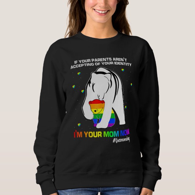 Sweatshirt Si Vos Parents Acceptent Que Je Suis Votre Maman M (Devant)